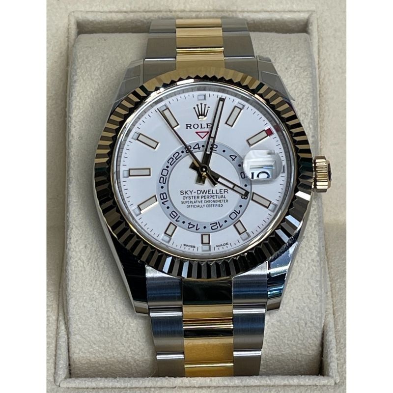 Rolex Sky-Dweller in Oyster, 42 mm, white gold, M336239-0002, M336239-0002